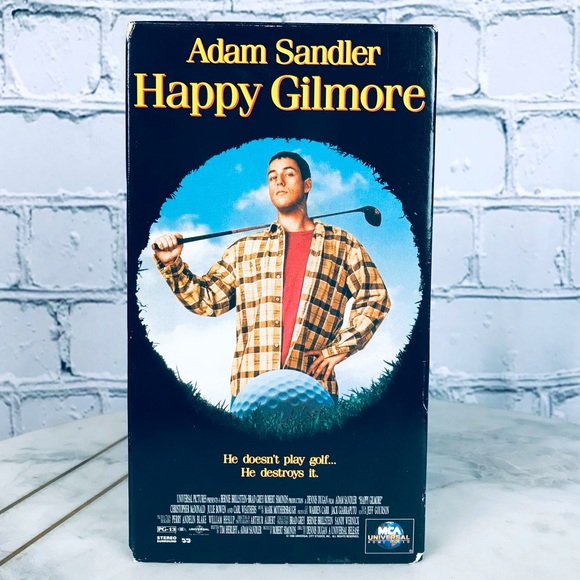 Happy Gilmore Starting Adam Sandler Vintage 1996 VHS Movie - Picture 1 of 5